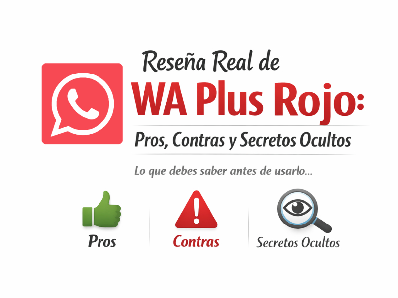Reseña Real de WA Plus Rojo: Pros, Contras y Secretos Ocultos