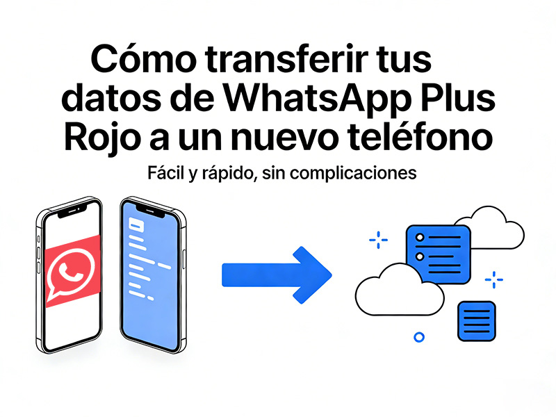 Cómo transferir tus datos de WhatsApp Plus Rojo a un nuevo