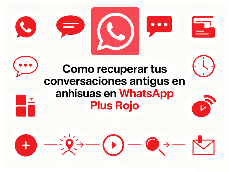 Cómo recuperar tus conversaciones antiguas en WhatsApp Plus Rojo