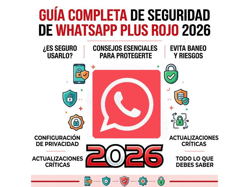 Guía completa de seguridad de WhatsApp Plus Rojo 2026