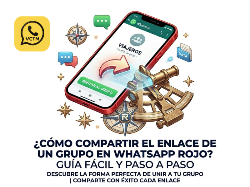 ¿Cómo Compartir el Enlace de un Grupo en WhatsApp Rojo?